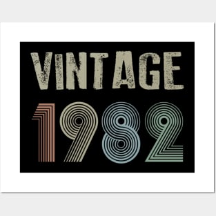 Vintage 1982 38th Birthday Gift Men Women Posters and Art